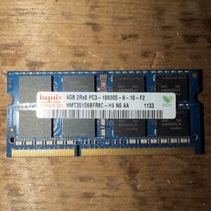 1X 4GB  Hynix PC3-10600S (DDR3-1333) laptop RAM  HMT351S6BFR8C-H9 - TESTED